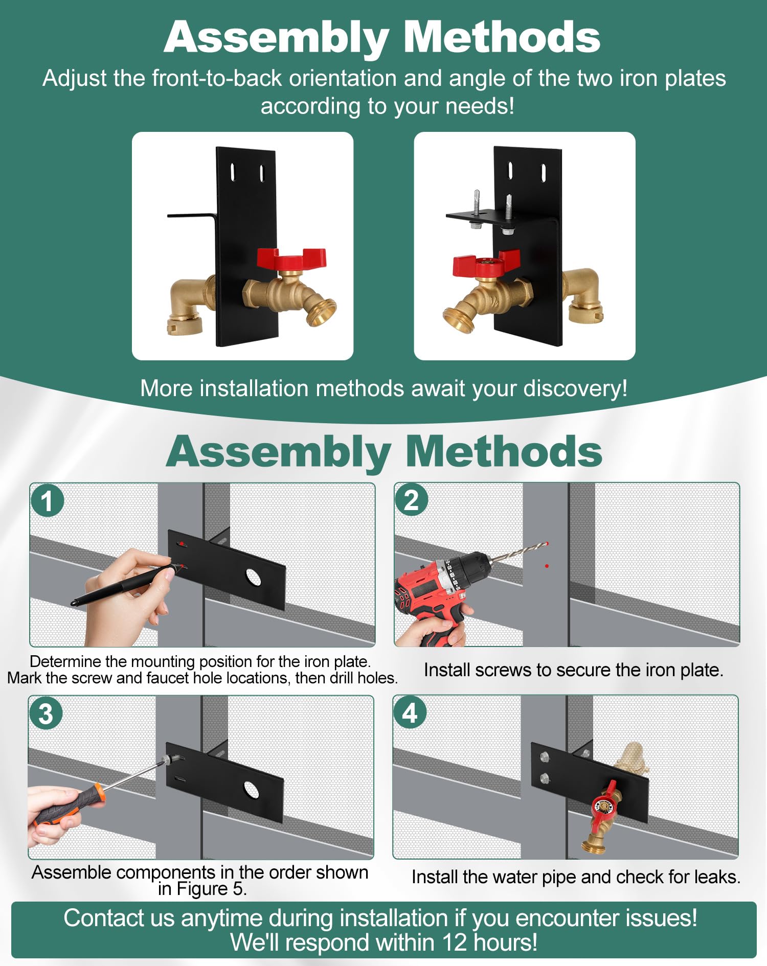 Powhorse screen door adapter keeps pests out while watering.