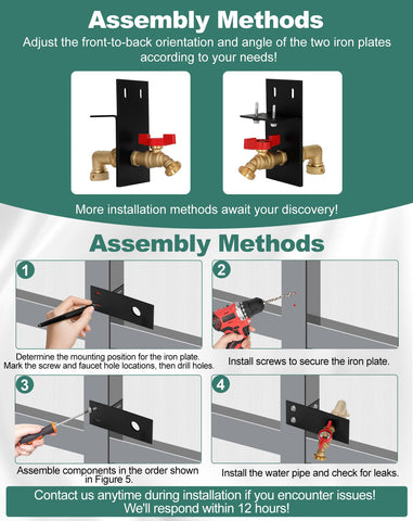 Powhorse screen door adapter keeps pests out while watering.