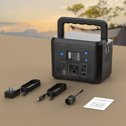 Powkey 120Wh car charging setup keeps devices powered on the road.