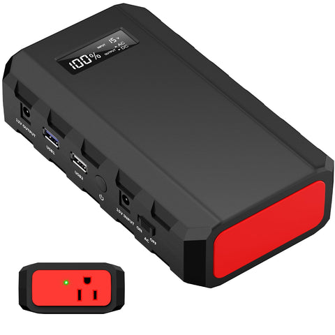 Powkey 88Wh portable power station powering devices on the go with steady energy.