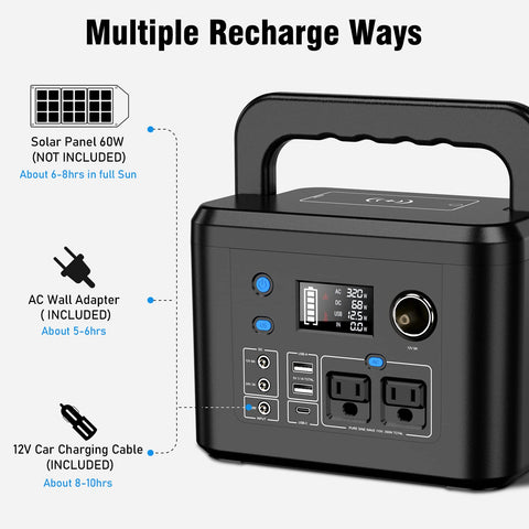 Powkey R350 compact design fits in a backpack during travel