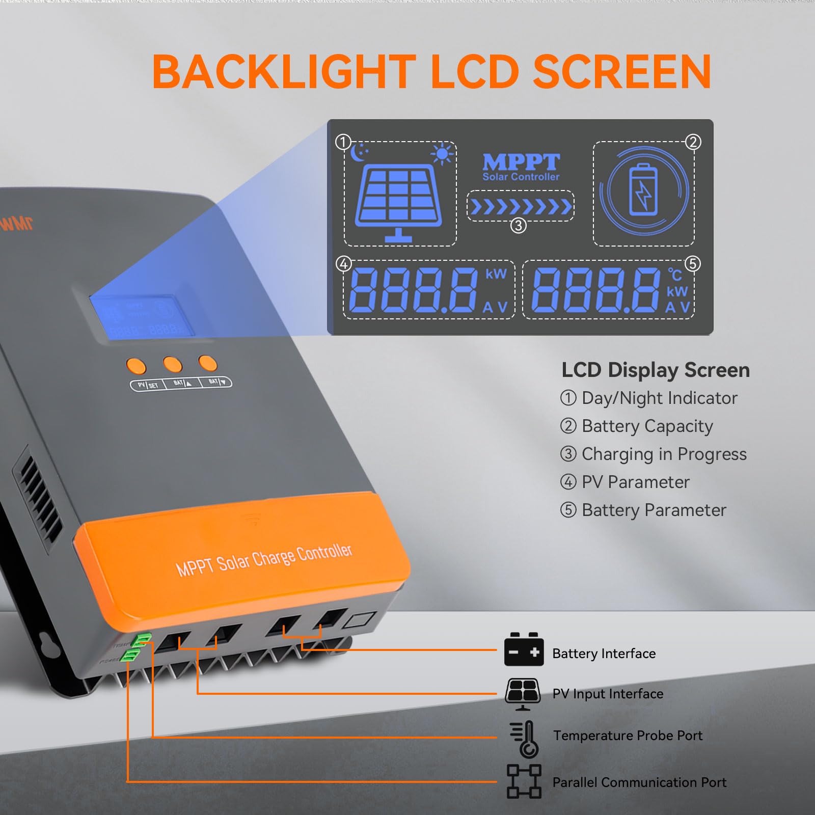 PowMr 100A MPPT 160V PV input connection for high voltage panels
