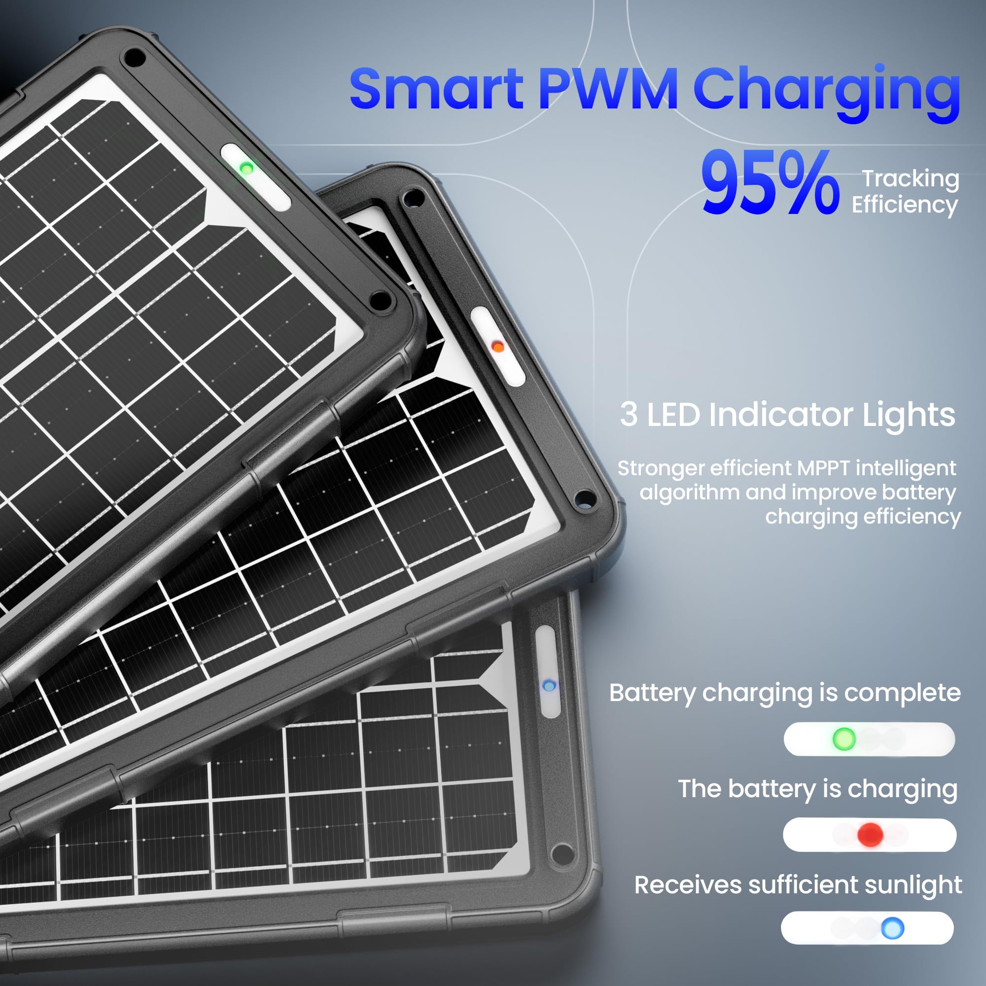 POWOXI battery maintainer in use keeping vehicles ready with maintenance charging.