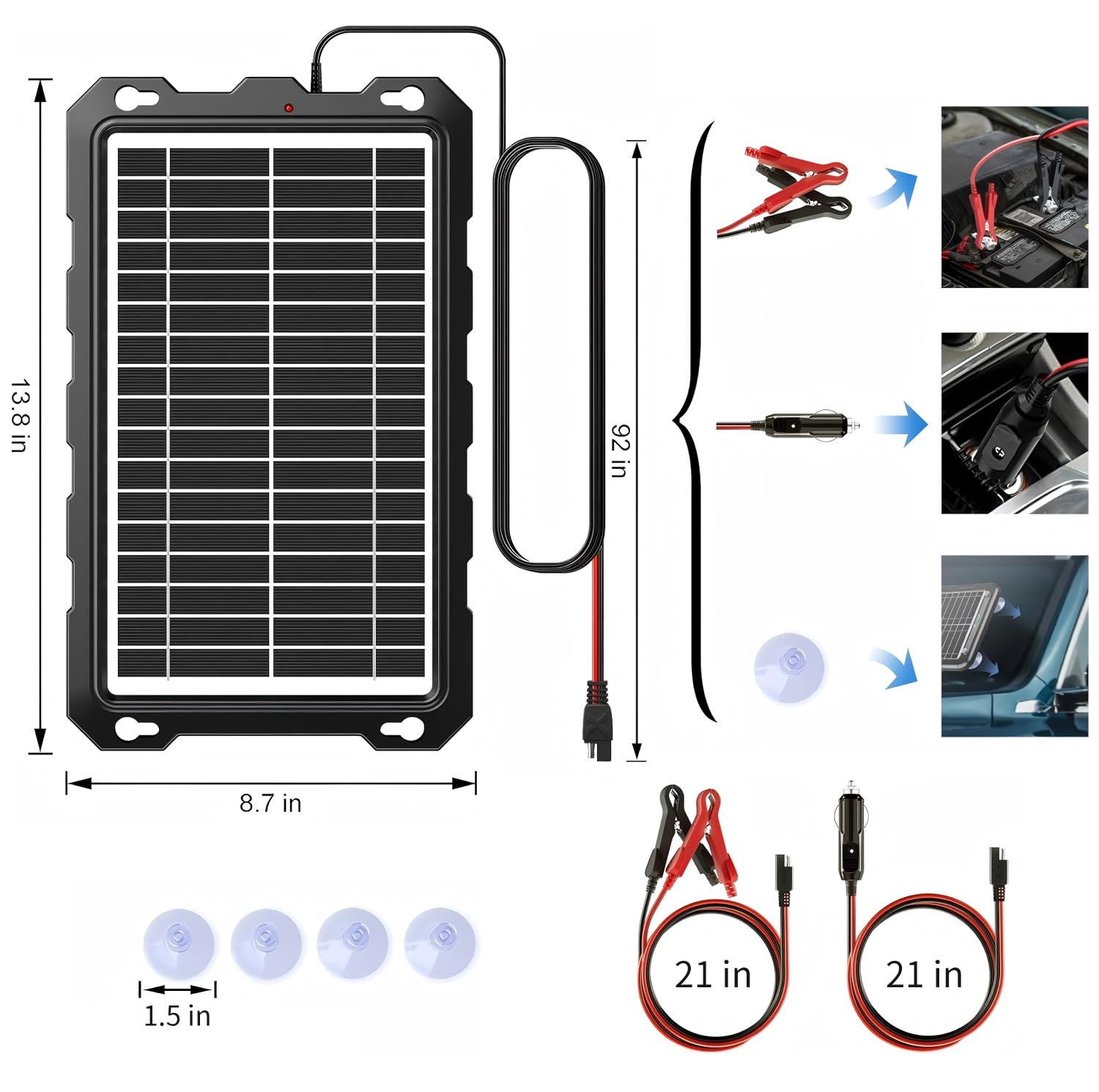 POWOXI rugged frame and tempered glass resist weather and impact.