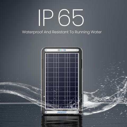 POWOXI IP65 waterproof panel endures rain and weather exposure.