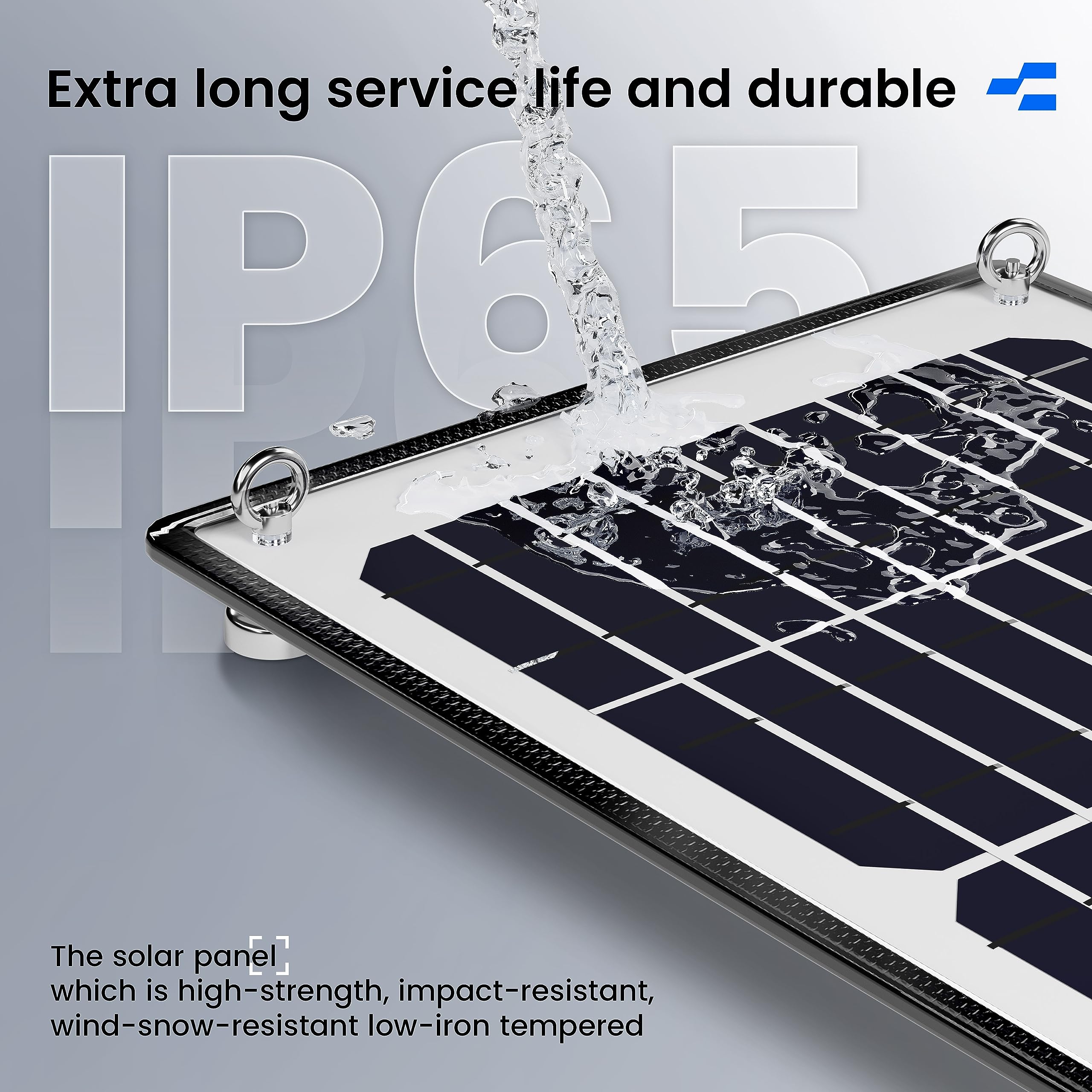 POWOXI waterproof panel with tempered glass withstands outdoor conditions.