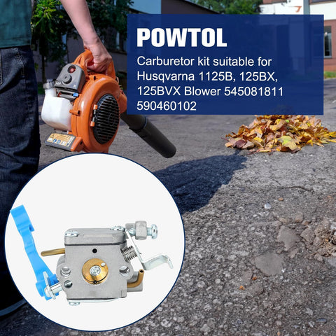 Powtol 125B carburetor air filter component improves engine reliability and airflow.
