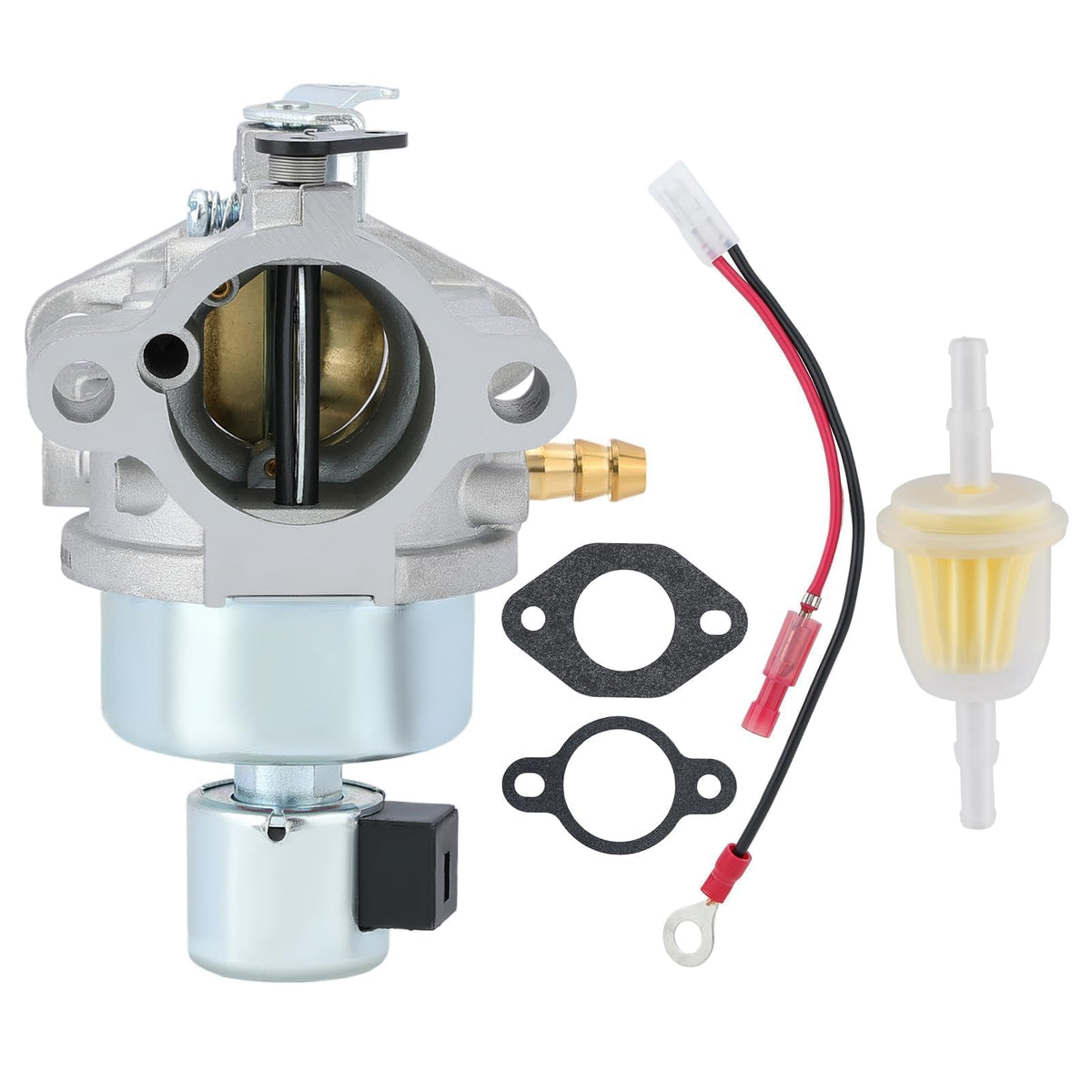 Powtol 20 853 33-S carburetor front view for Kohler Courage engines.