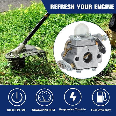 All-in-one Powtol carburetor kit with included components
