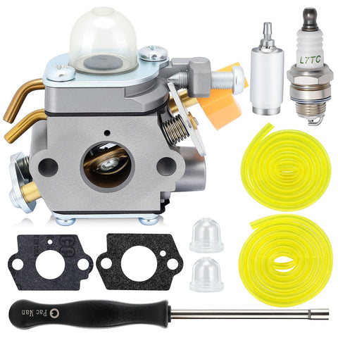 Powtol 308054043 carburetor for Ryobi CS26 improves starting and fuel flow