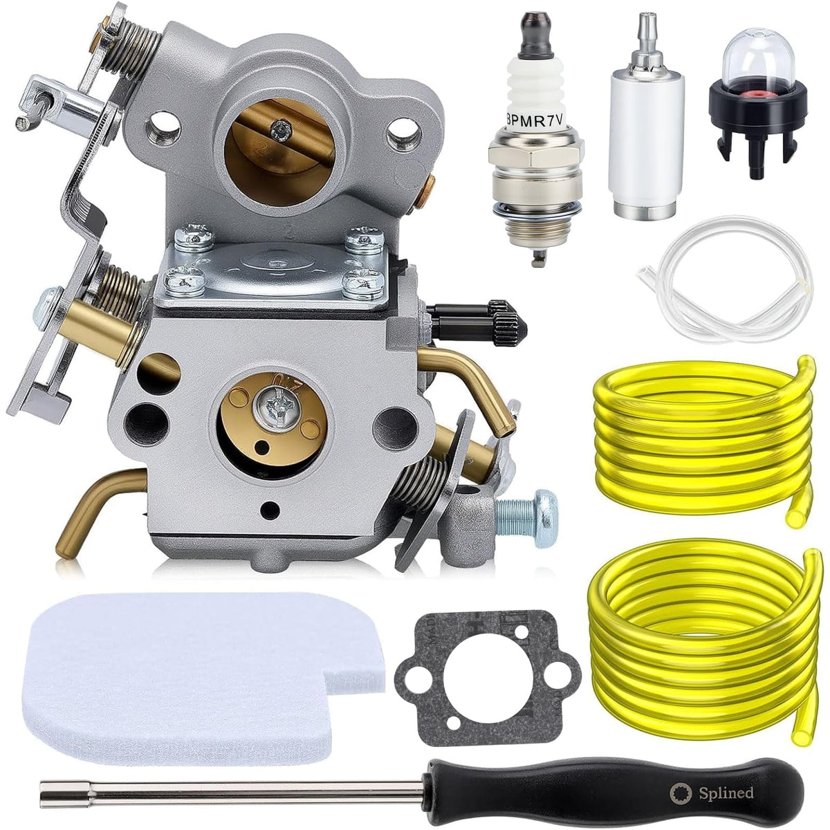 Powtol 545070601 carburetor close-up for precise fuel control.