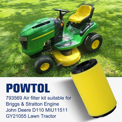 Powtol 793569 fits Intek and John Deere mower models.