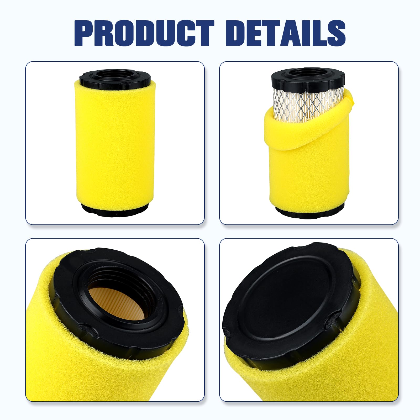 Powtol 793569 high dust holding capacity supports cleaner engine performance.