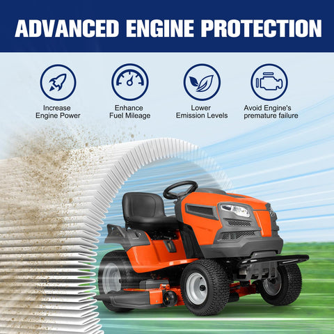 Powtol air filter 591334 compatible with Briggs engines for smooth operation