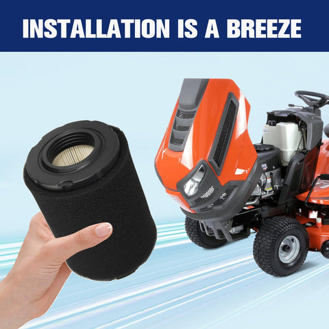 Powtol air filter kit for Husqvarna YTH24V54 supports longer maintenance intervals