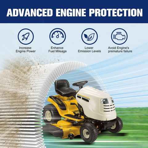 Powtol polyurethane seal provides durable air filter sealing.
