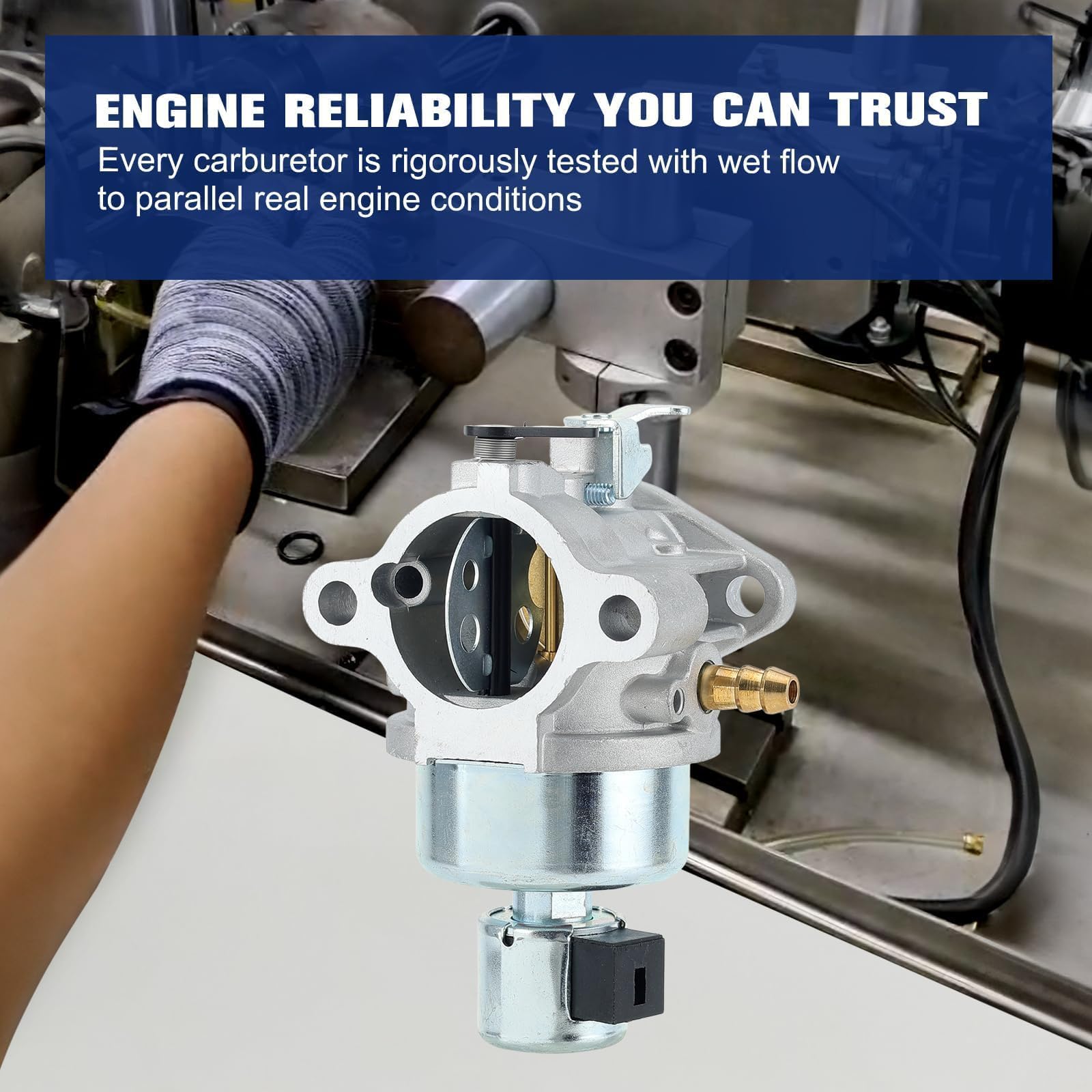 Powtol 52 mm mounting hole distance for correct fit with Kohler Courage engines.