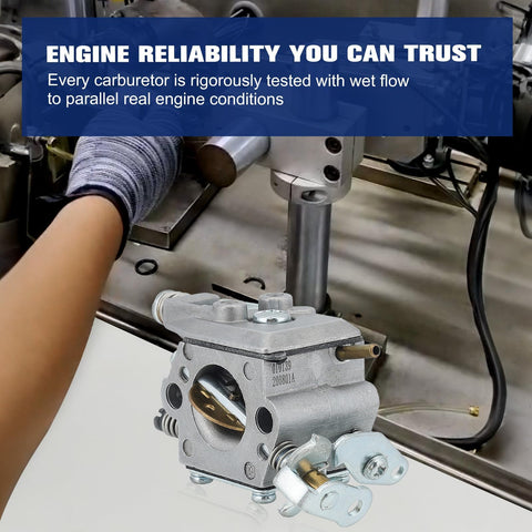 Powtol primer pump and fuel lines included with carburetor