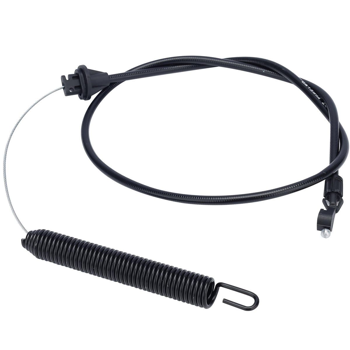 Powtol deck clutch cable, 45-inch length for reliable mower deck engagement.