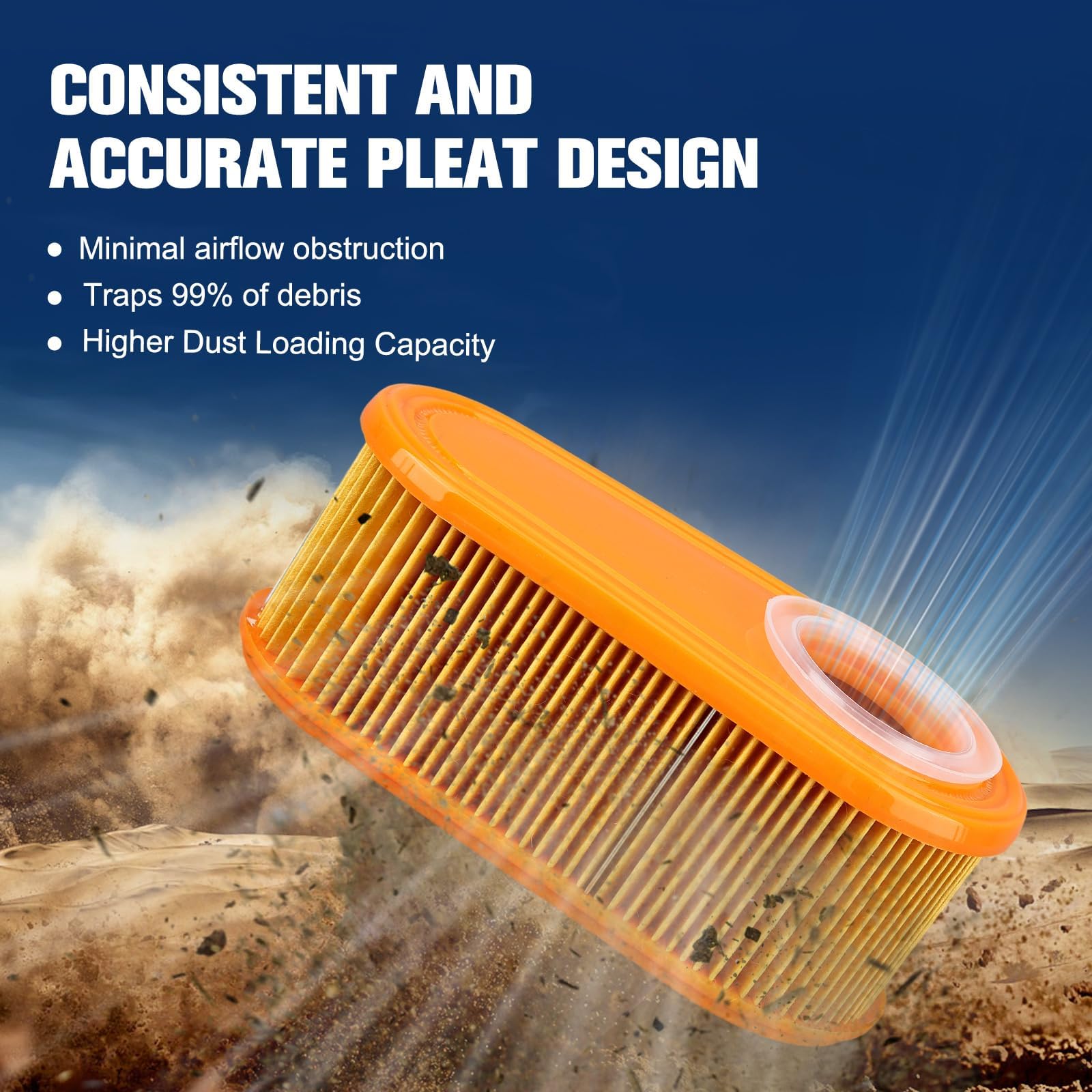 Powtol fuel filter safeguards fuel system and starts reliably.