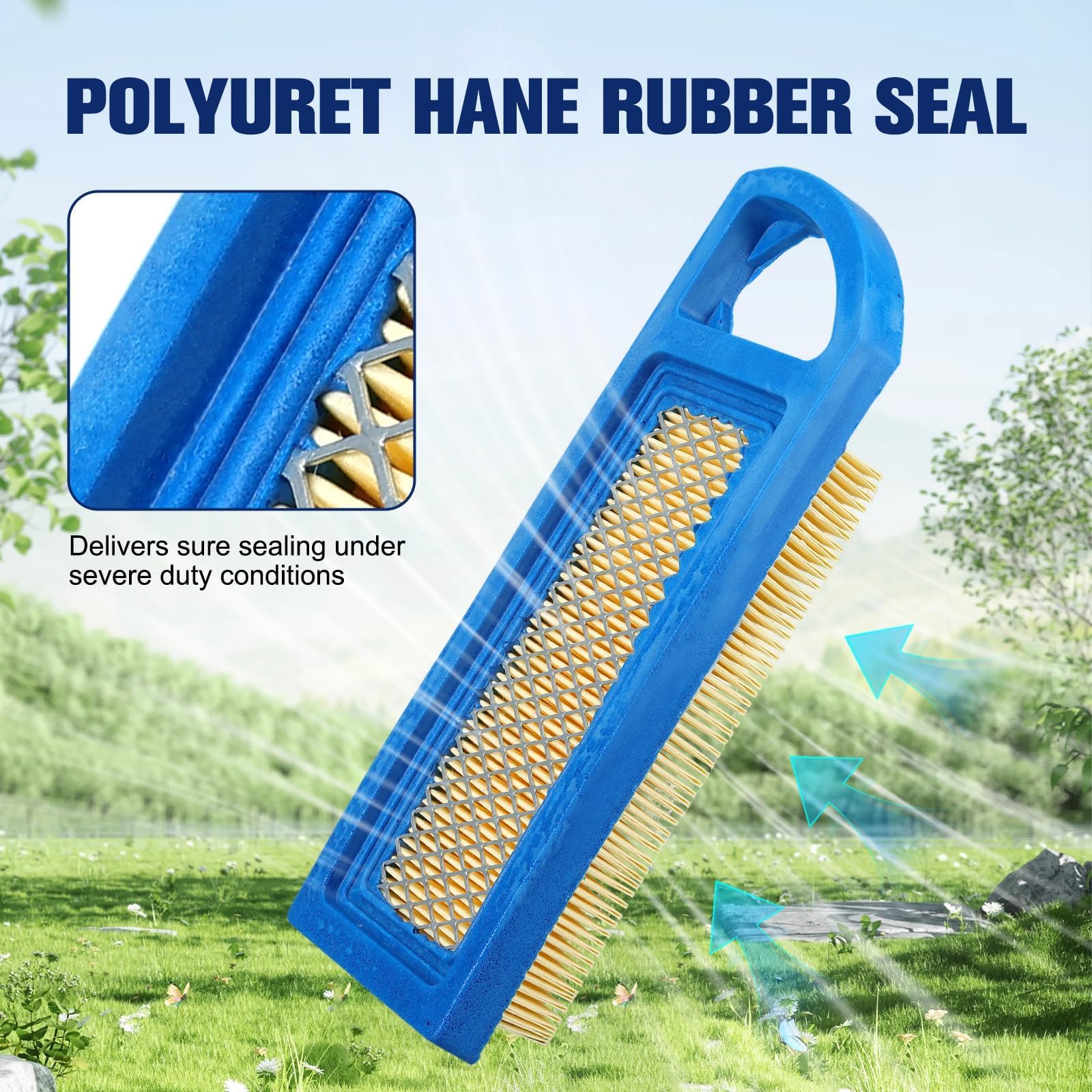 Powtol GY20573 pre-filter extends filter life under tough outdoor use