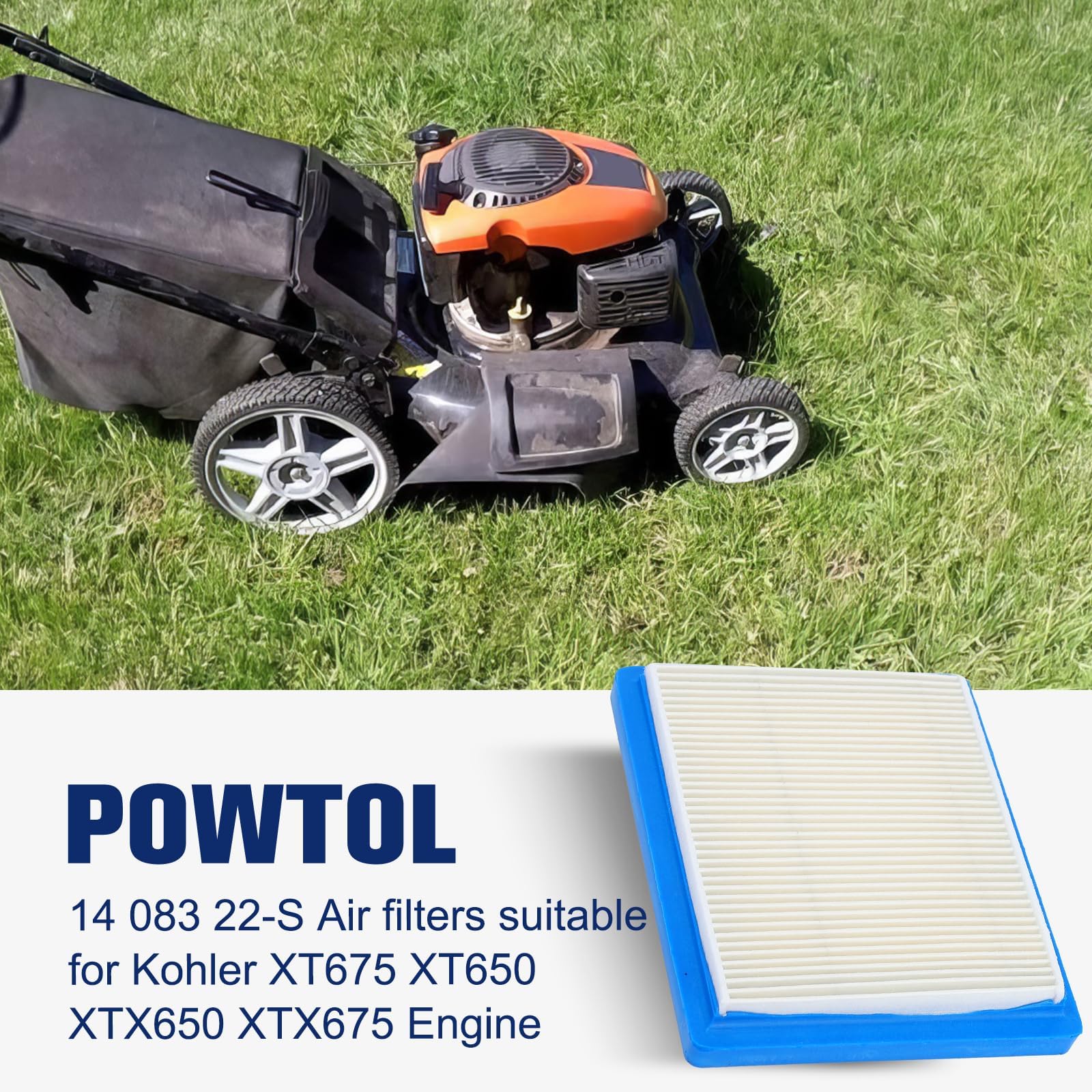 Powtol Kohler XT650 compatibility confirms a precise fit.