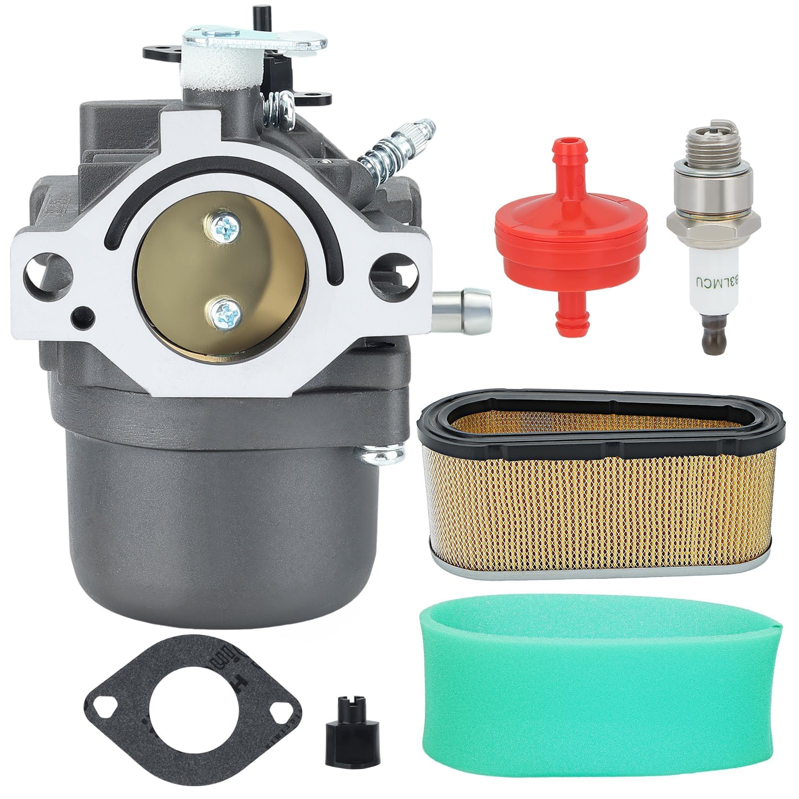 Powtol LMT 5-4993 carburetor kit for Briggs Stratton 498027, reliable fit