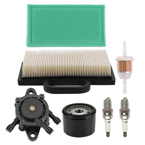 Powtol Mckin tune-up kit packaging shows all-in-one components for easy mower maintenance.