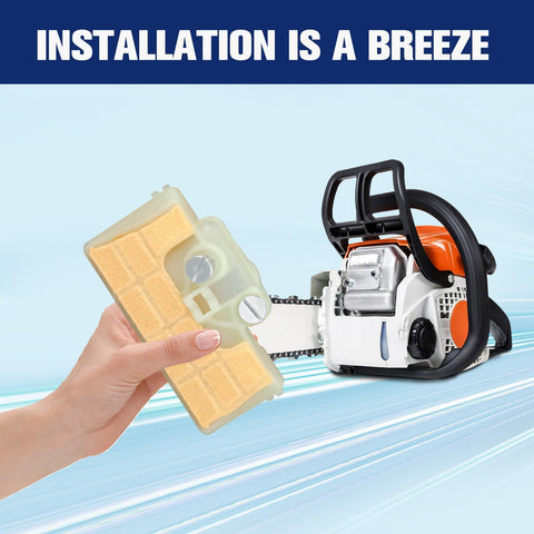 Powtol MS290 air filter design supports steady airflow