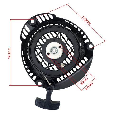 Powtol package includes one recoil starter for quick replacement.
