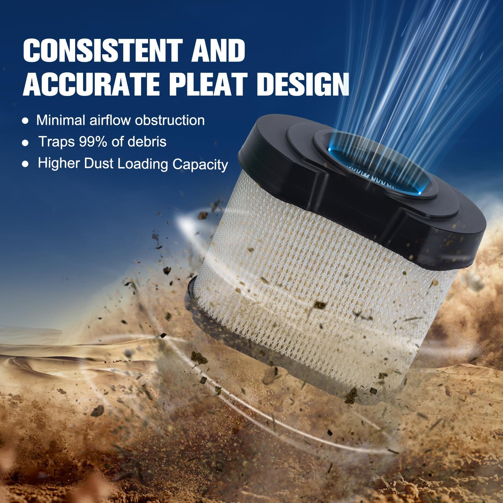 Powtol spark plug two-pack provides reliable ignition for easy starts.