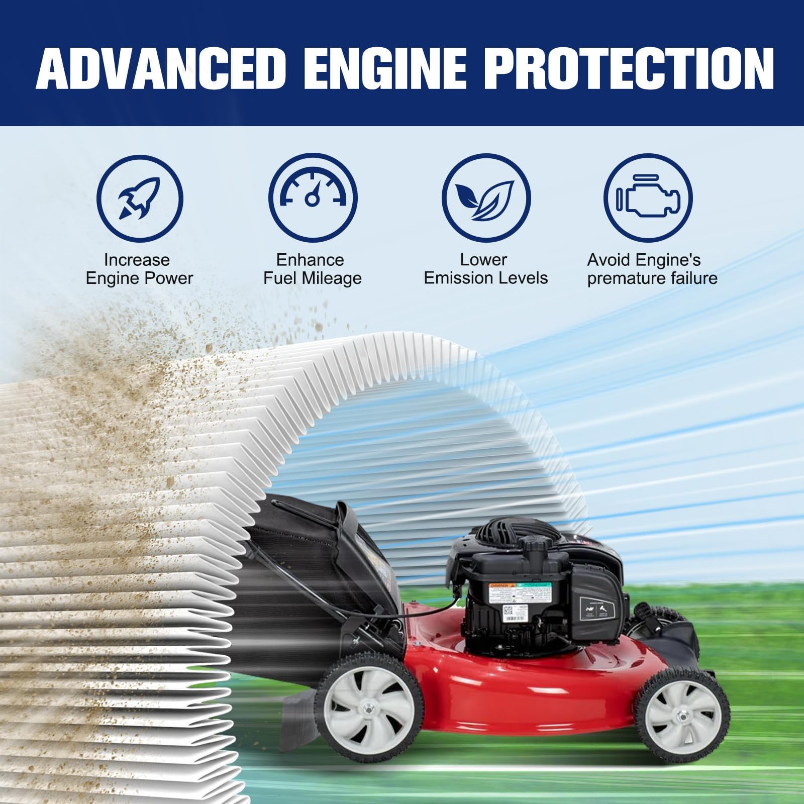 Powtol spark plug included for reliable ignition in compatible engines.