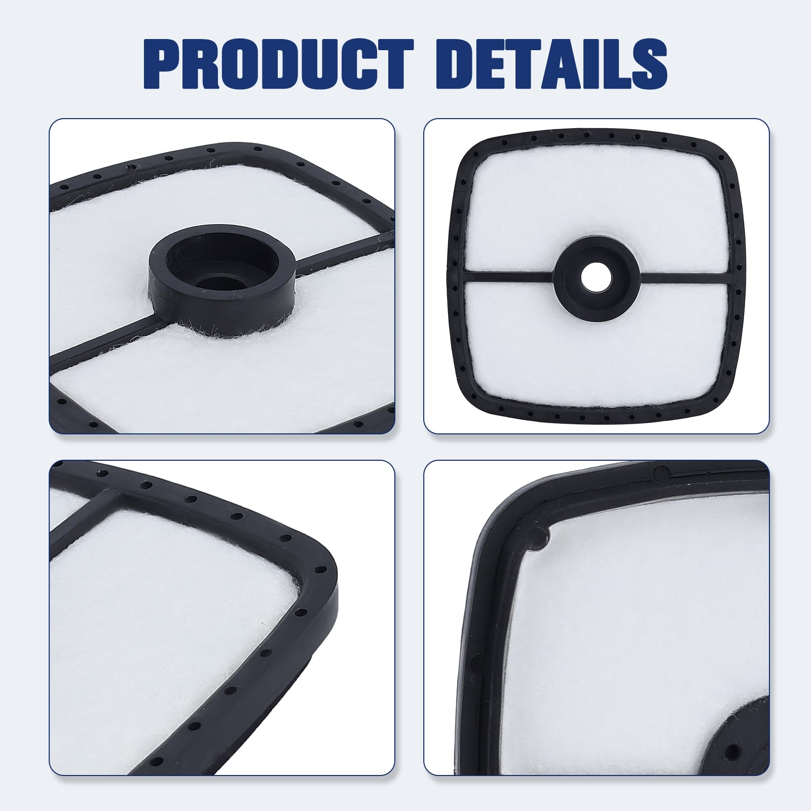 Powtol SRM 225 air filter compatibility chart helps choosing the right part.