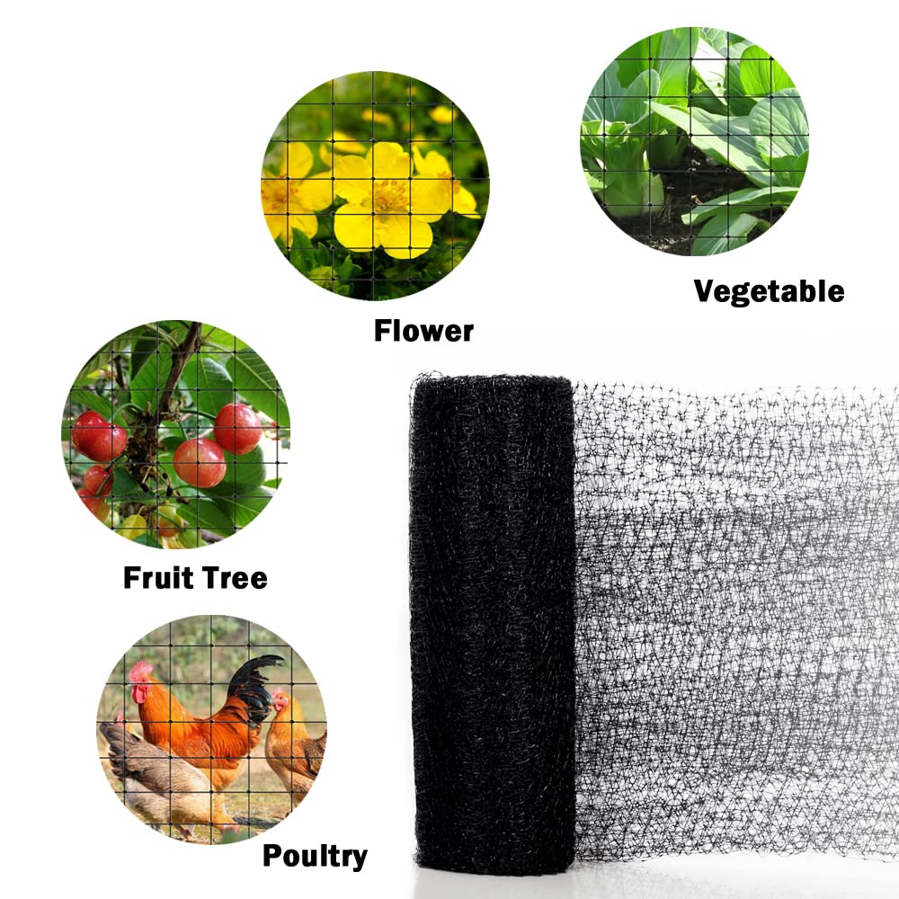 POYEE 3/4-inch mesh permits light and rain through.
