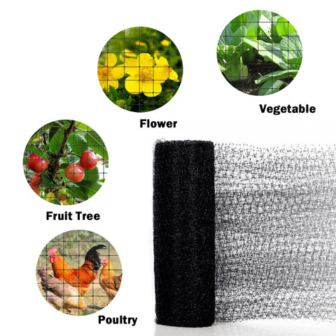 POYEE 3/4-inch mesh permits light and rain through.