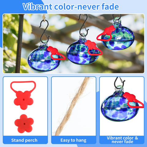 Pozfun ant and bee proof design: helps keep nectar accessible for birds.