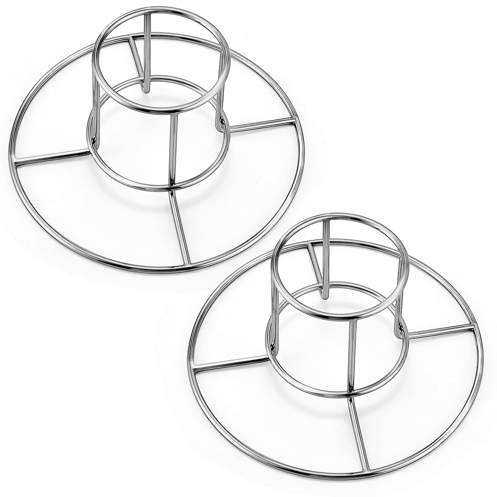 P&P CHEF beer can chicken holder base seven inch supports upright roasting for easy, even cooking
