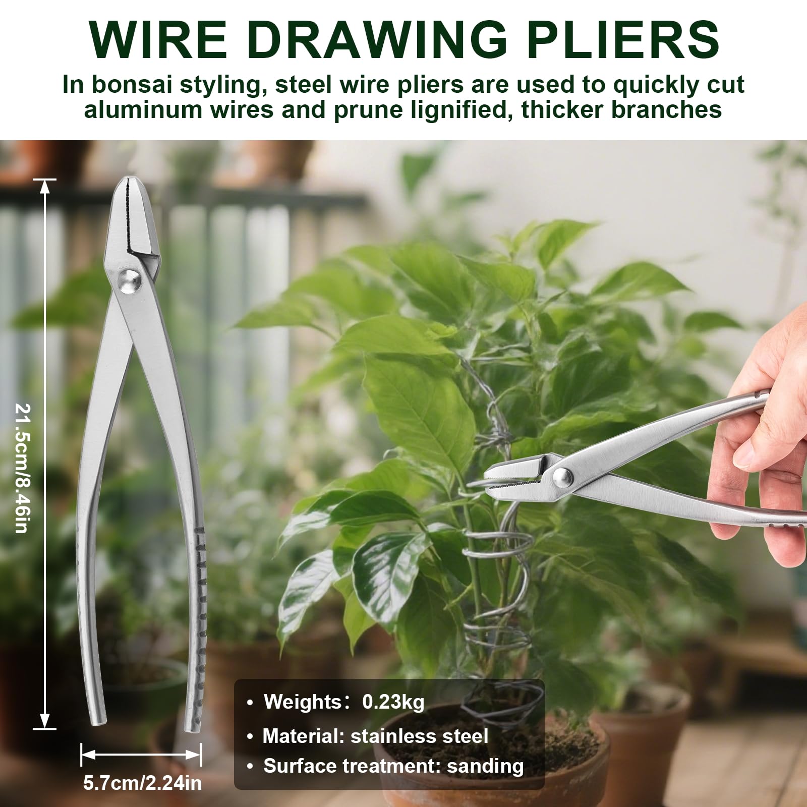 ppkbbeb bonsai diagonal cutter for accuracy and control