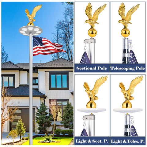 PPQ eagle topper installed on pulley truck boosts visibility and pride