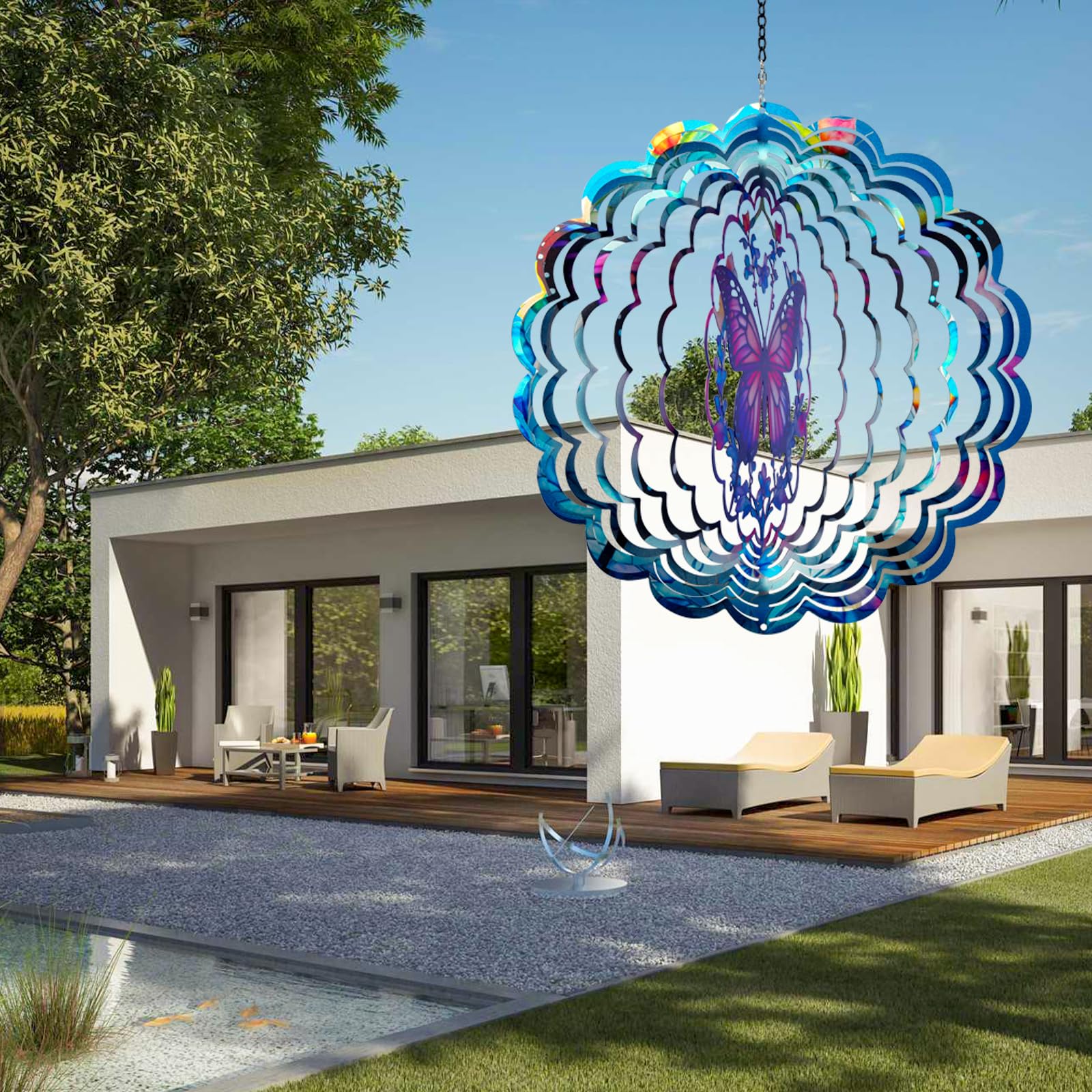 PPZHAVG Heavy-wind resistant steel design withstands garden weather