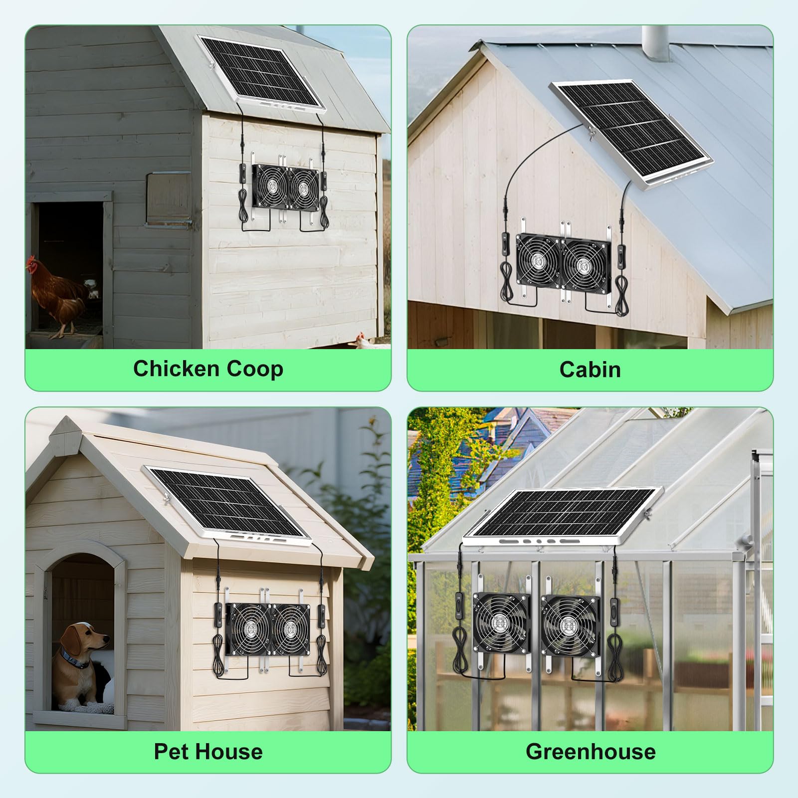 PQINS durable aluminum body with metal nets for long life.