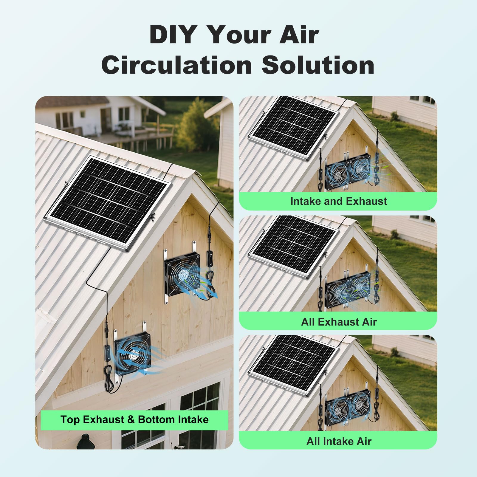 PQINS chicken coop ventilation for fresh air circulation.