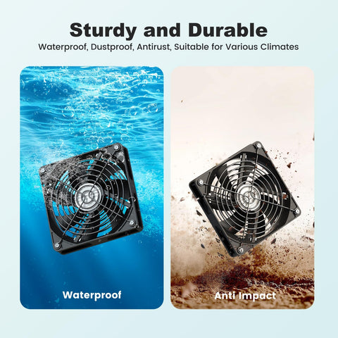 PQINS IP67 waterproof aluminum housing supports rugged outdoor use.