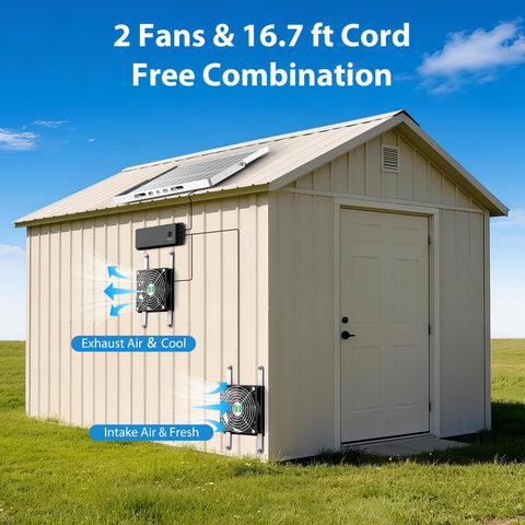 pqins solar fan in chicken coop delivering quiet, reliable airflow