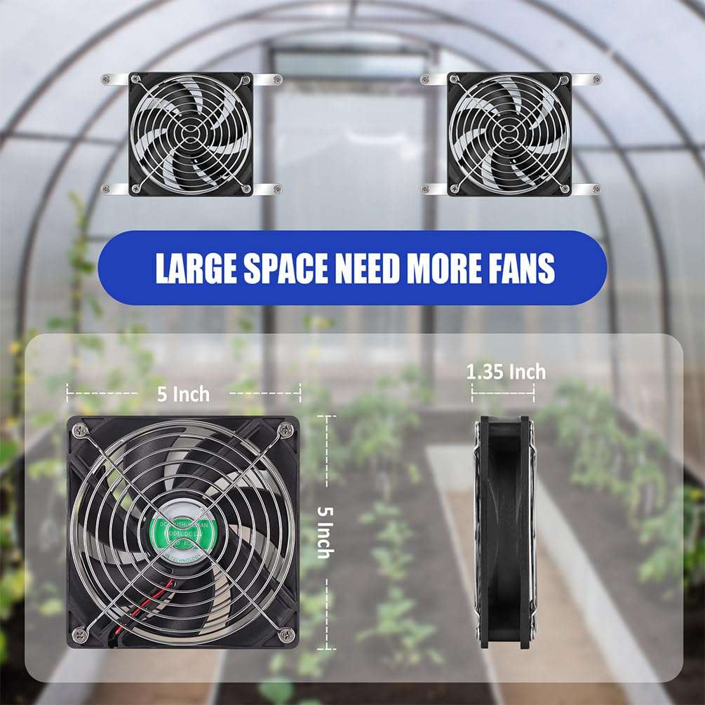 pqins versatile cooling for greenhouse, shed, coop and more
