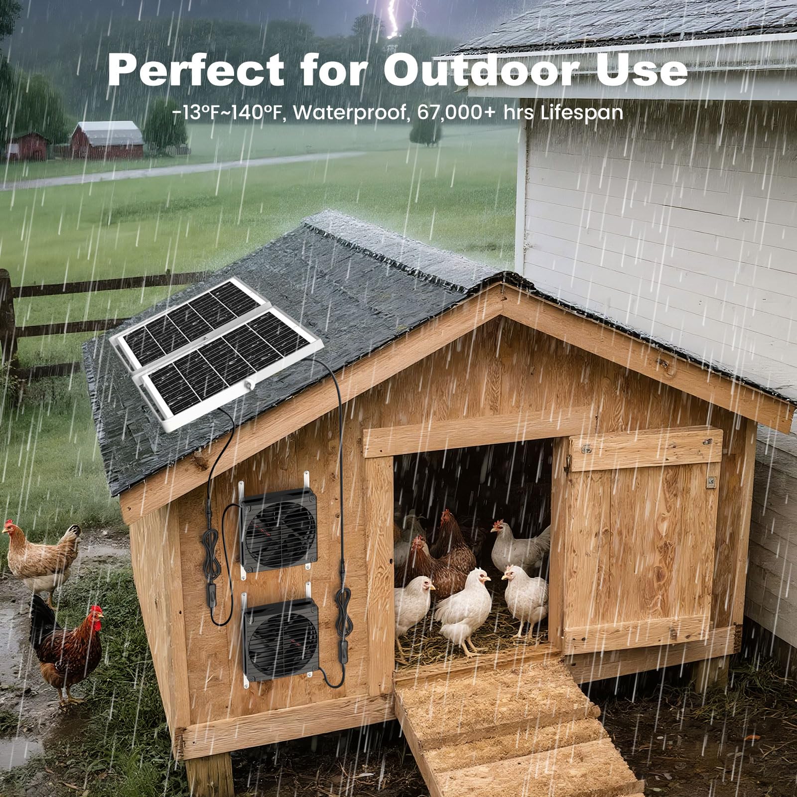 pqins waterproof outdoor design for durable outdoor use.