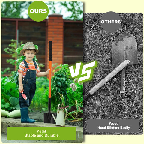 Pragmatist Small Shovel showcasing ergonomic handle for comfortable extended use.