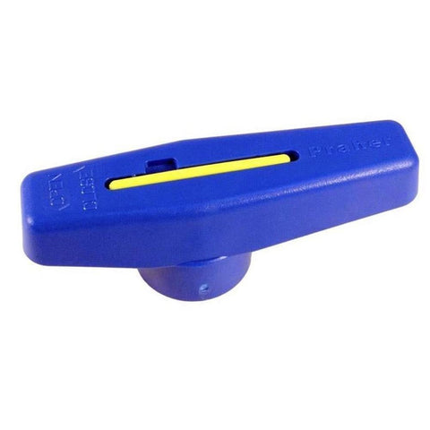 Praher SU-200-1B blue 2in PVC handle for quick valve adjustments