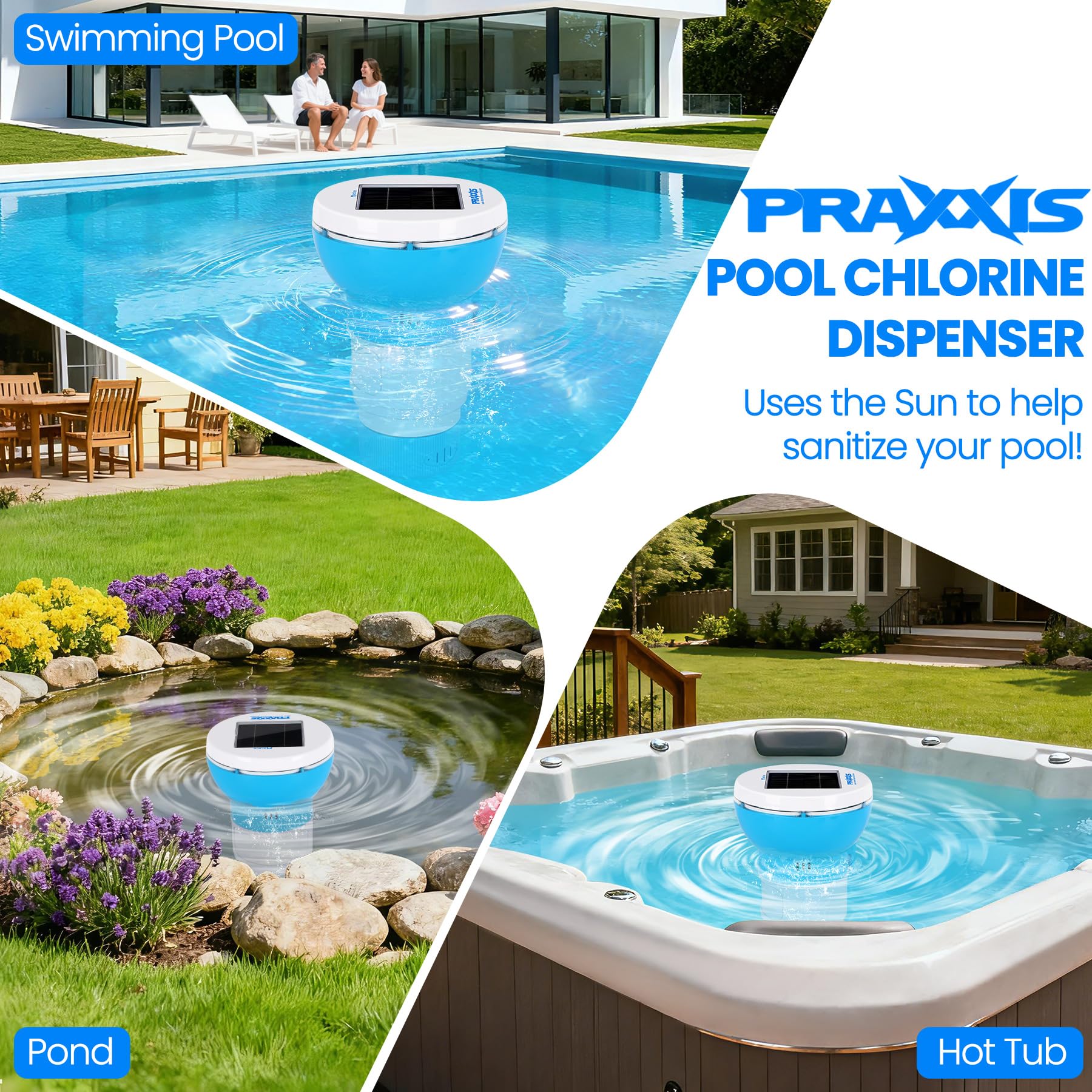 PRAXXIS Outdoor Sun-Lit Dispensing System supports hands-off maintenance