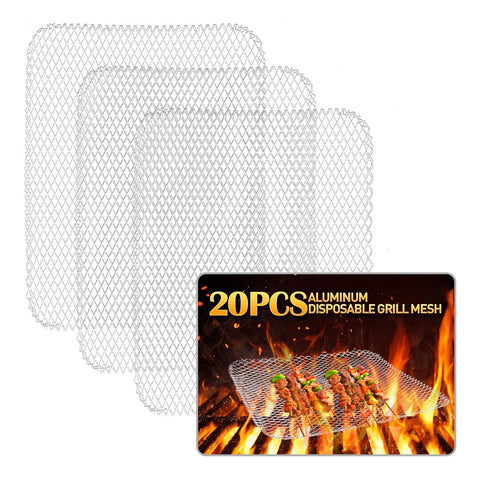 PRC STANDARD disposable grill topper on a hot grill demonstrates universal fit for easy cleanup.
